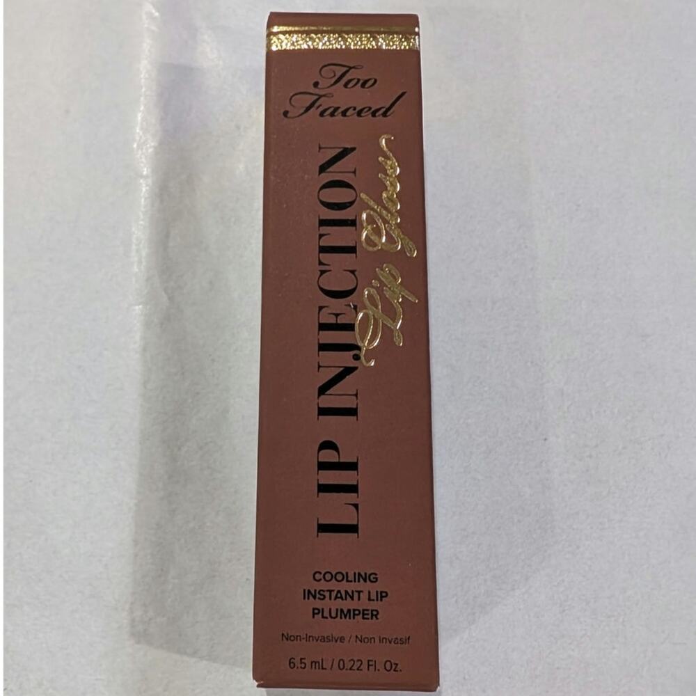 Too Faced Lip Injection Cooling Lip Plumper Gloss Chocolate Cream Pie 6.5 ml - Picture 3 of 6